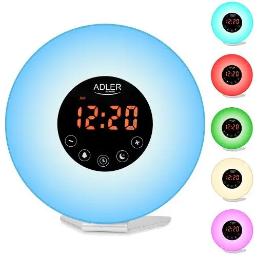 Adler AD1916 — будильник Wake‑Up Light с FM Photo 10