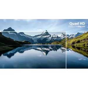 Crystalclear images with Quad HD 2560 x 1440 pixels