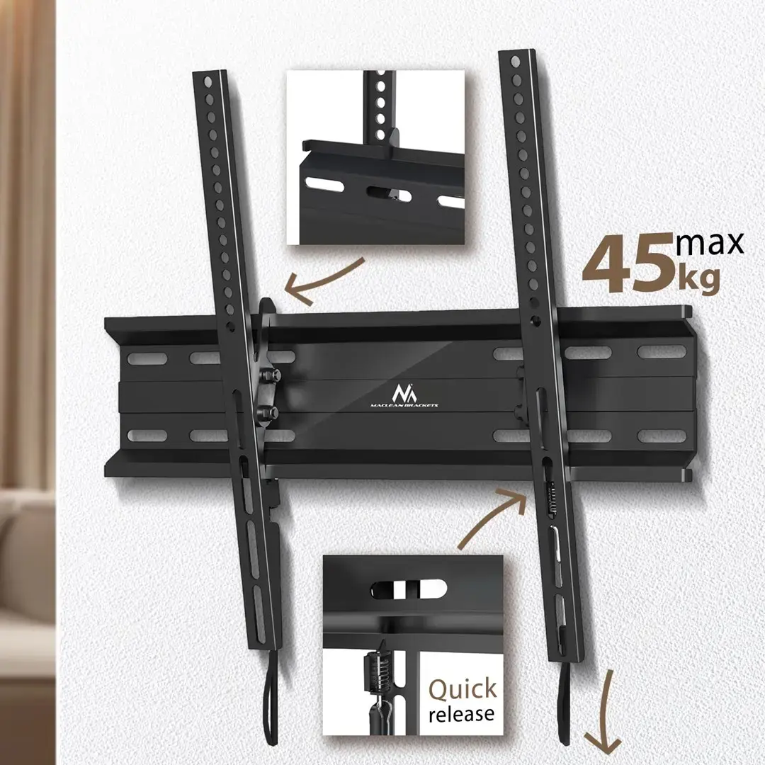 Wall TV mount MACLEAN MC-748A VESA 400x400 Photo 4