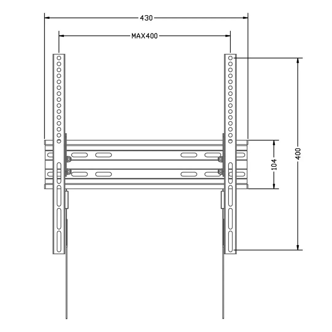 Wall TV mount MACLEAN MC-748A VESA 400x400 Photo 8