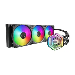 Ūdens dzesēšanas komplekts Cooler Master MasterLiquid 360 ATMOS 12 cm Melns