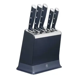 Knife/cutlery block set Tefal EverSharp Pro K297S644 stainless steel