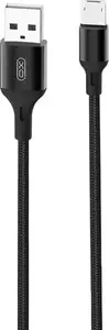 USB to microUSB cable XO NB143 2 m 2.4 A black