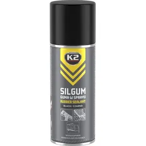 Spray rubber coating K2 SILGUM black 400 ml — K2 aerosol rubber protector 400 ml