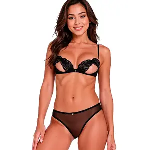Нижнее белье PASSION INTIMARI БРА + ТРУСИКИ ЧЕРНЫЙ S/M D-244591