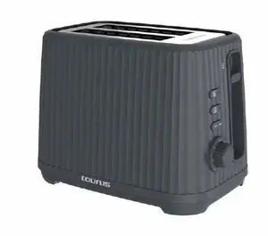 Toaster Taurus JONIC TOAST 7 — 2-slice, 1150 W, grey, button and rotary controls, 3.5 cm slot width
