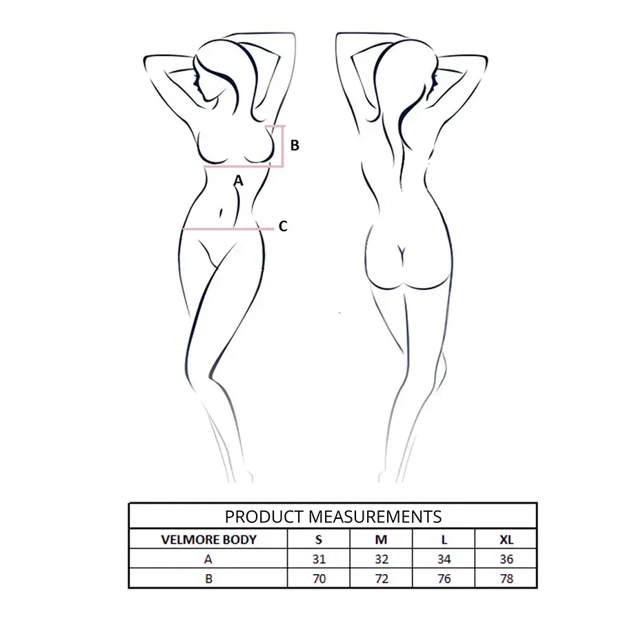PASSION Body Passion Velmore Blue L/XL bodysuit Photo 4