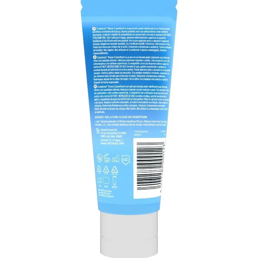 Смазка для массажа CONTROL LUBES PURE COMFORT 80 мл Photo 2