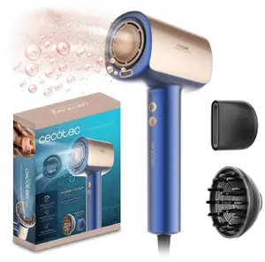 Фен Cecotec DryGlam Nano Plasma Blue 801 Мощный Легкий