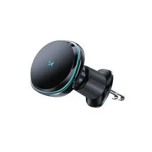 Автодержатель Wozinsky WCT5-Q6S2Y с индукционной зарядкой Qi/MagSafe 15W для смартфонов