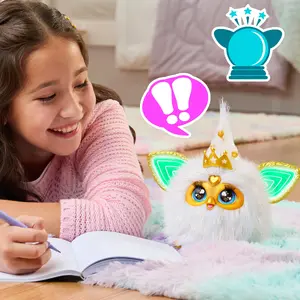 Interaktīvā rotaļlieta FURBY Gold Glam G1938 ar interaktīvām funkcijām