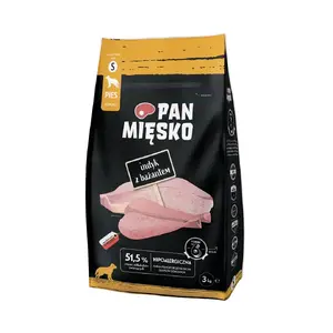 Dry dog food pan miĘsko Indyk with Pheasant 3 kg — adult dogs, 30% protein, 19% fat, 3.5% fiber