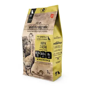 Dry dog food wiejskazagroda Indyk z gęsią 2 kg — adult, grain-free, turkey & goose, 31% protein, 20% fat
