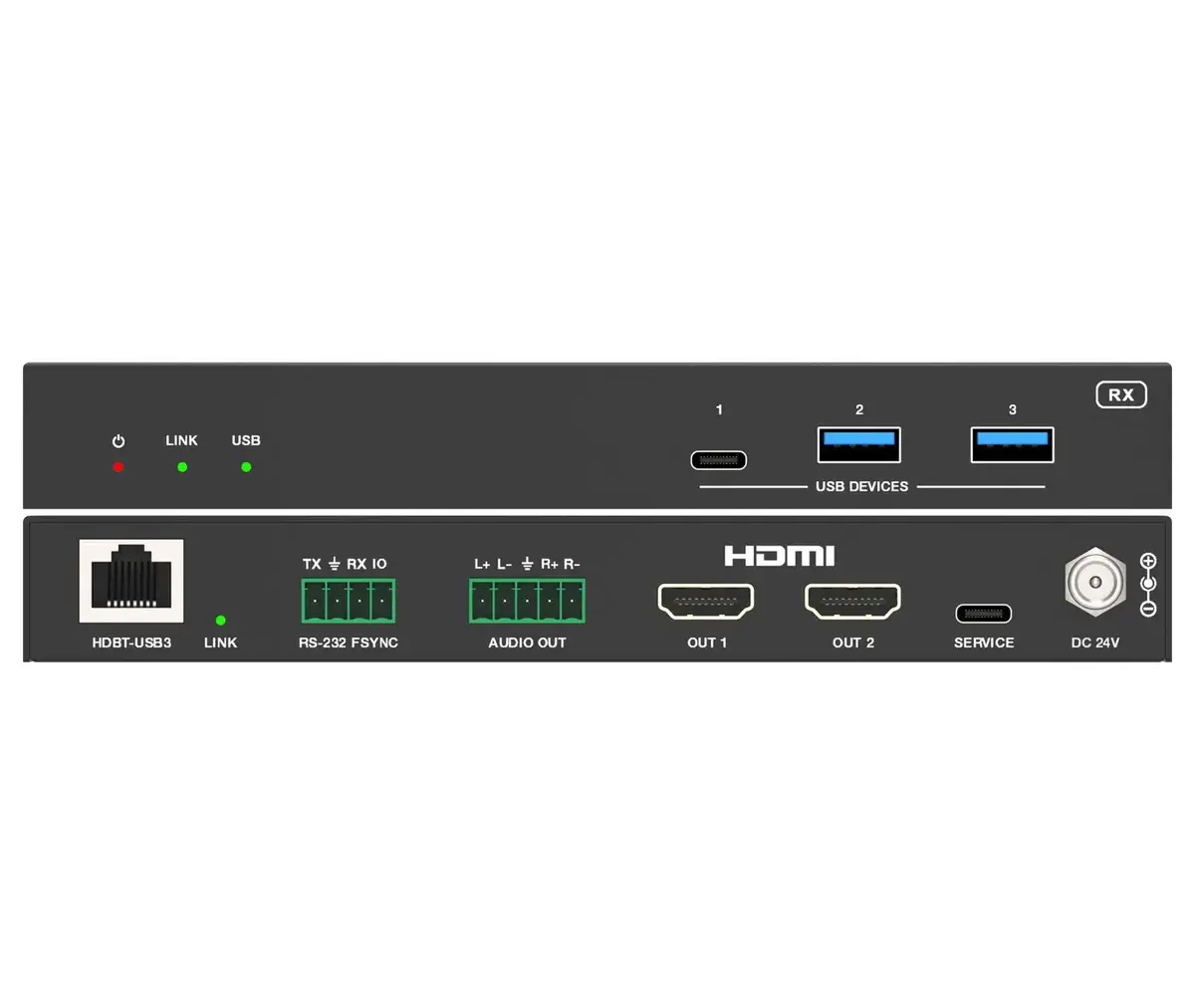 KVM удлинитель Vivolink VLUSBCEXT2X2 Photo 6