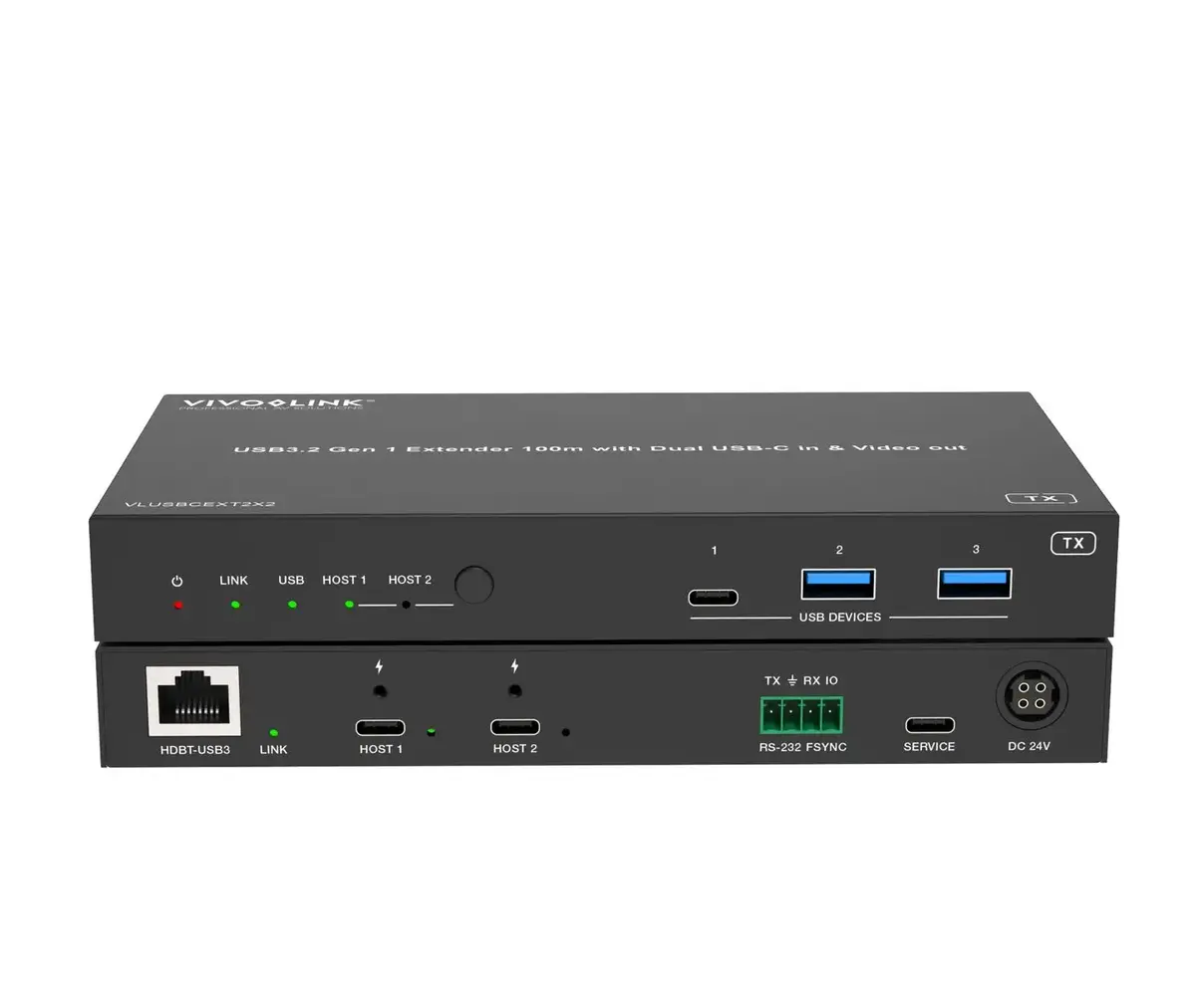 KVM удлинитель Vivolink VLUSBCEXT2X2 Photo 7