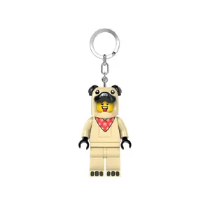 Keychain LEGO Minifigures Light Pug Euromic Multicolour