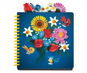 Notebook LEGO Botanical 53595 Aesthetic Design Eco-Friendly — branded LEGO notebook, model 53595