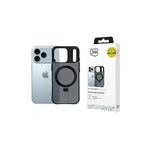 Protective phone case 3MK Smoke Case for Apple iPhone 17 Pro with MagSafe compatibility and integrated stand