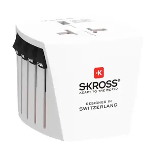 Переходник для путешествий SKROSS MUV MICRO — универсальный адаптер, 250 В, 2,5 А