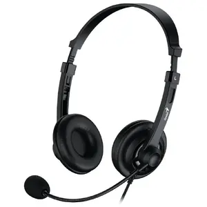 Austiņas Genius HS-230U USB-C virs auss ar trokšņu izolāciju
