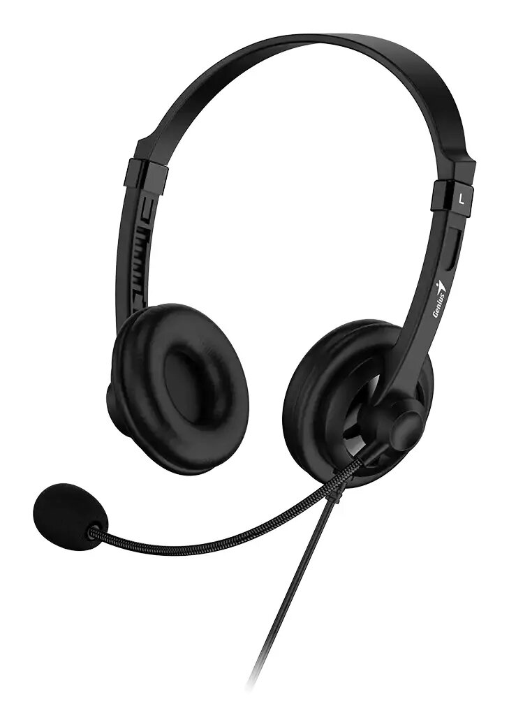 Genius HS-230U vadu austiņas melnā krāsā