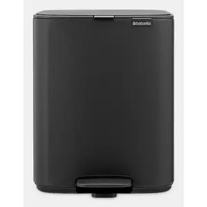 Brabantia Bo Pedal Bin 12 L Rectangular Steel Grey