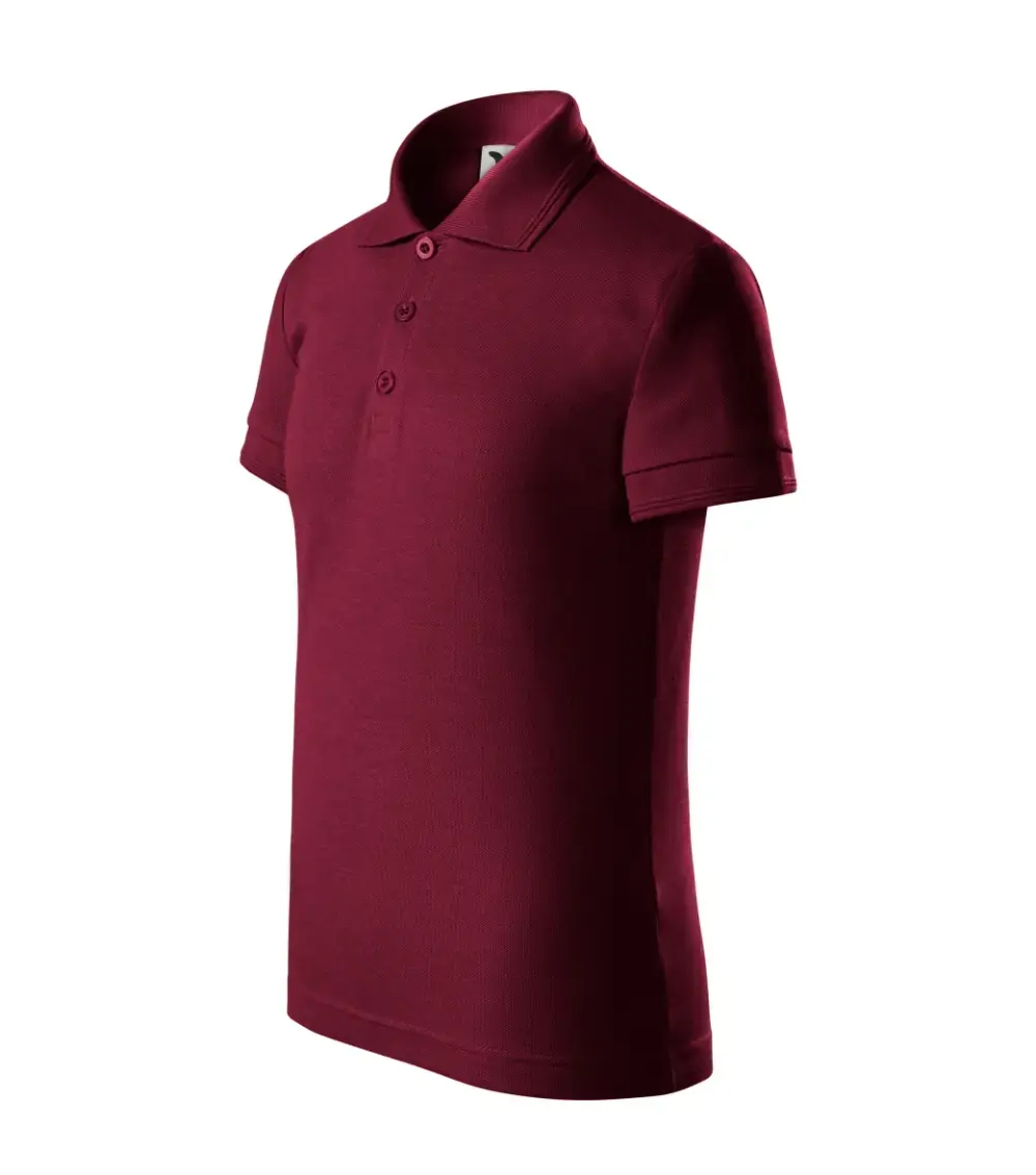 Детская футболка-поло MALFINI Pique Polo Garnet Photo 3