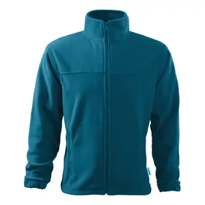 Vīriešu fleeces džemperis MALFINI RIMECK Jacket — petrol blue, blīvums 280 g/m²