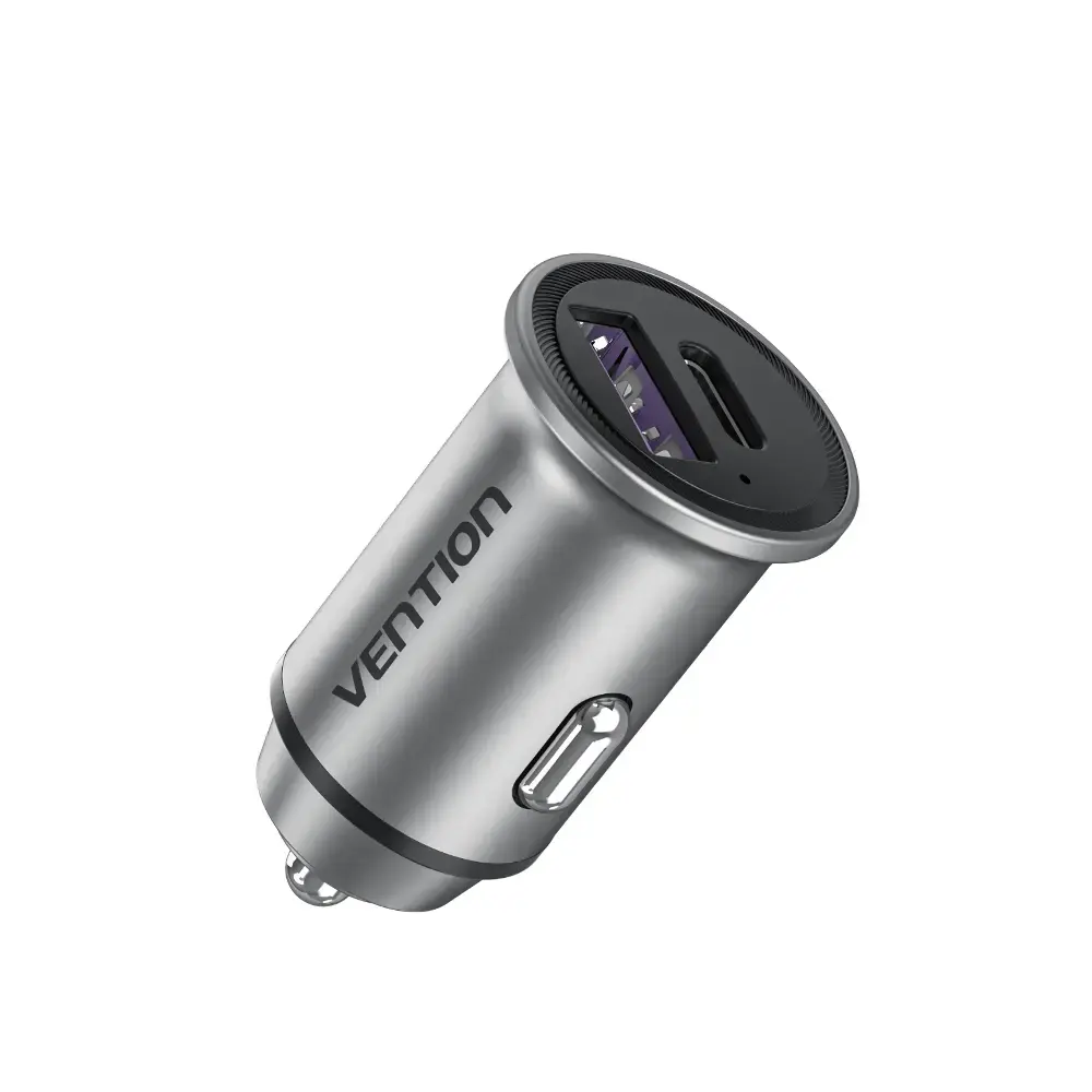 Vention auto lādētājs 2 porti PD 3.0 QC 3.0 Photo 6