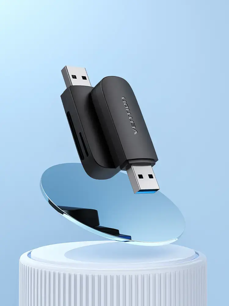 Vention 2‑в‑1 USB 3.2 Gen 1 картридер SD/MicroSD Photo 2