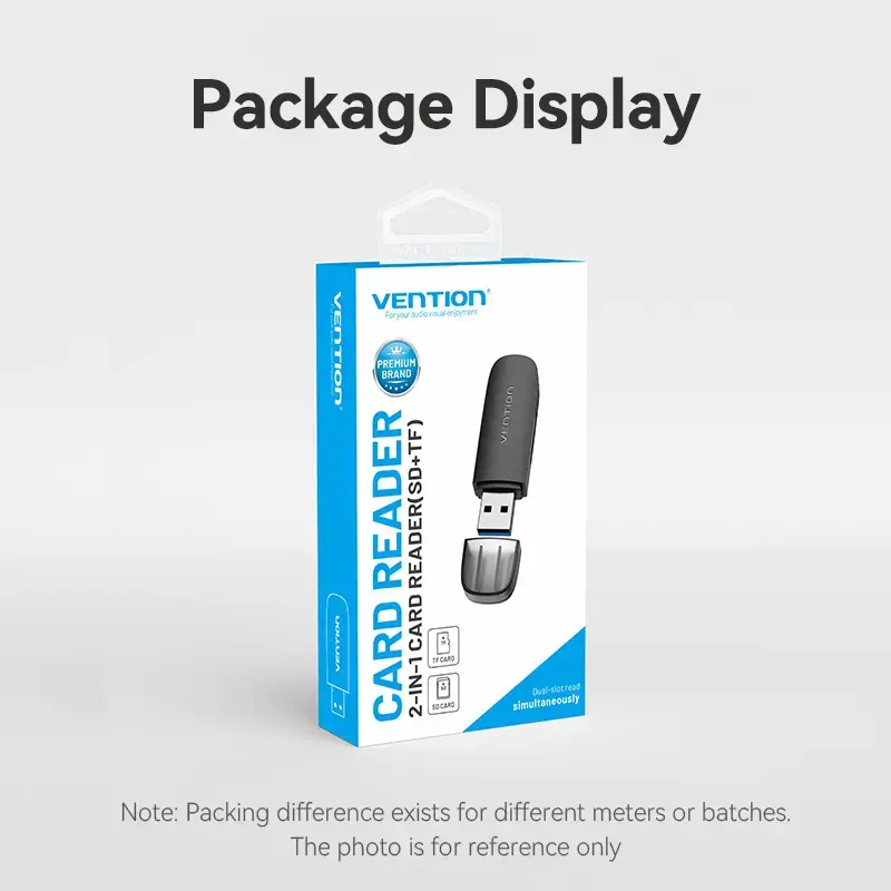Vention 2‑в‑1 USB 3.2 Gen 1 картридер SD/MicroSD Photo 12