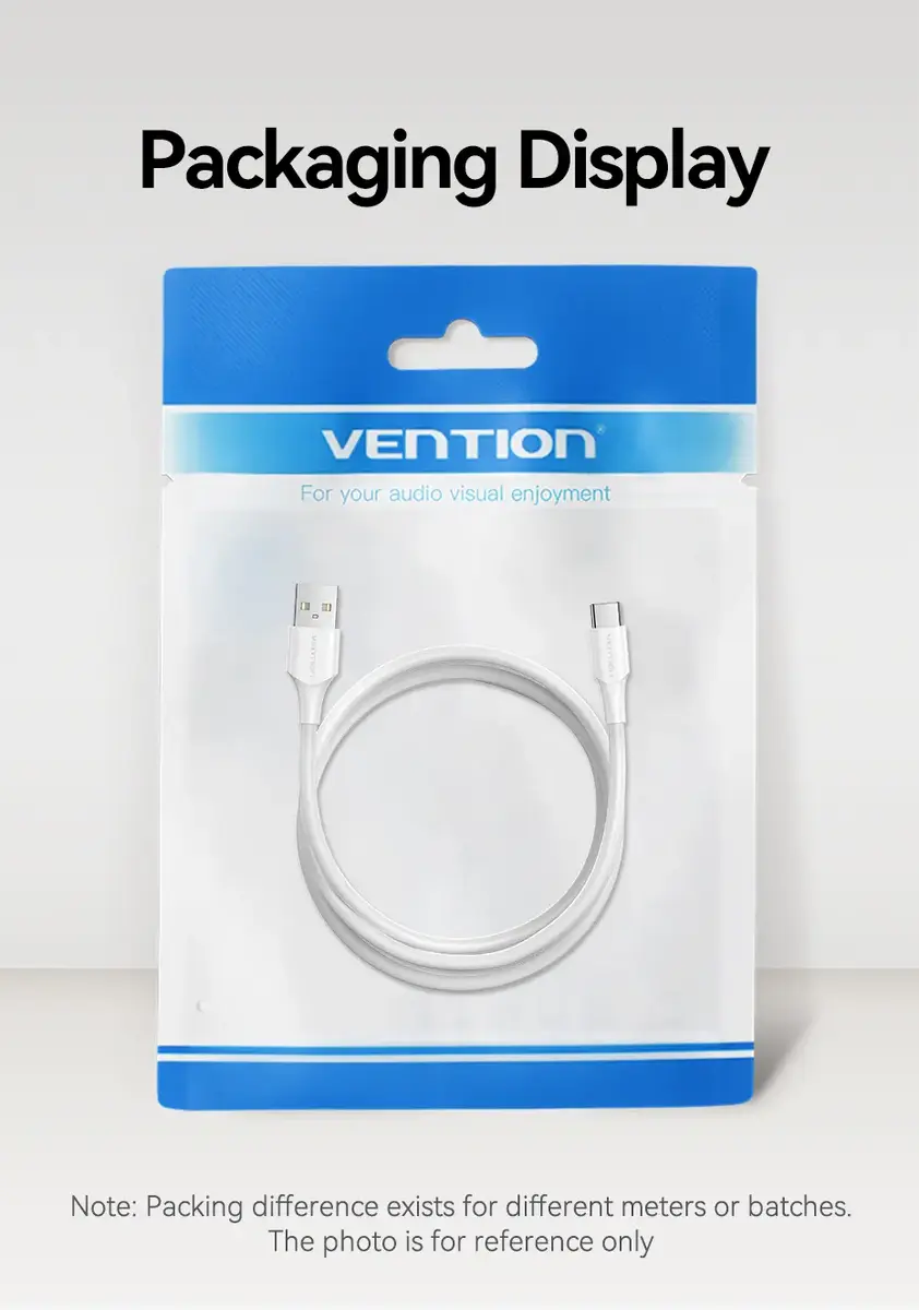 Vention USB 2.0 A Male to C Male 3A Cable Photo 19