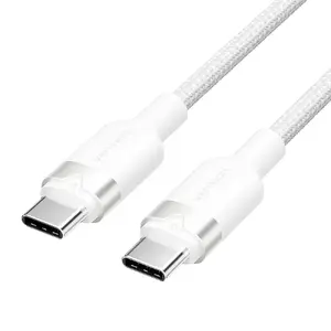 Vention TRW USB-C uz USB-C kabelis 1 m, USB 2.0, 60 W, balts