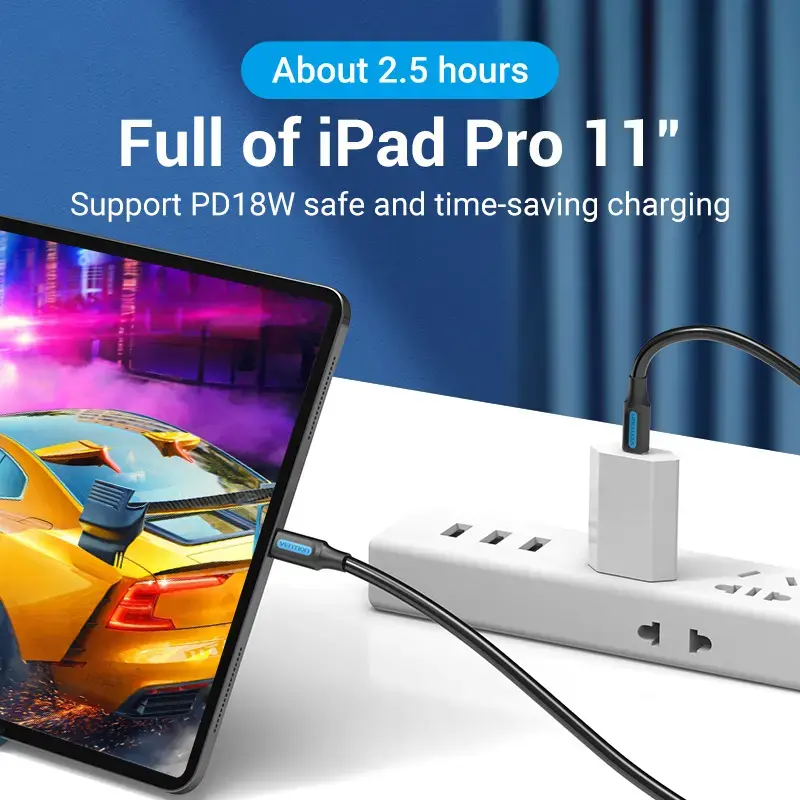 Vention USB 2.0 C Male to Male kabelis 1M Photo 4