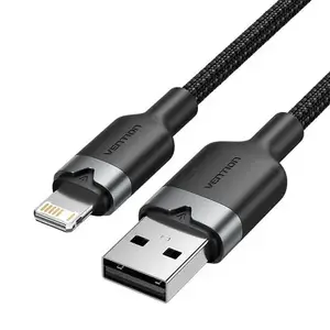 Кабель Vention LANBF USB-A на Lightning 1 м, черный