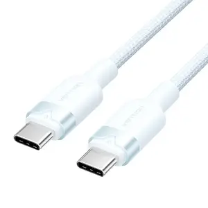Кабель USB C — USB C Vention TRS USB 2.0 2 м 0,48 Гбит/с 60 Вт синий