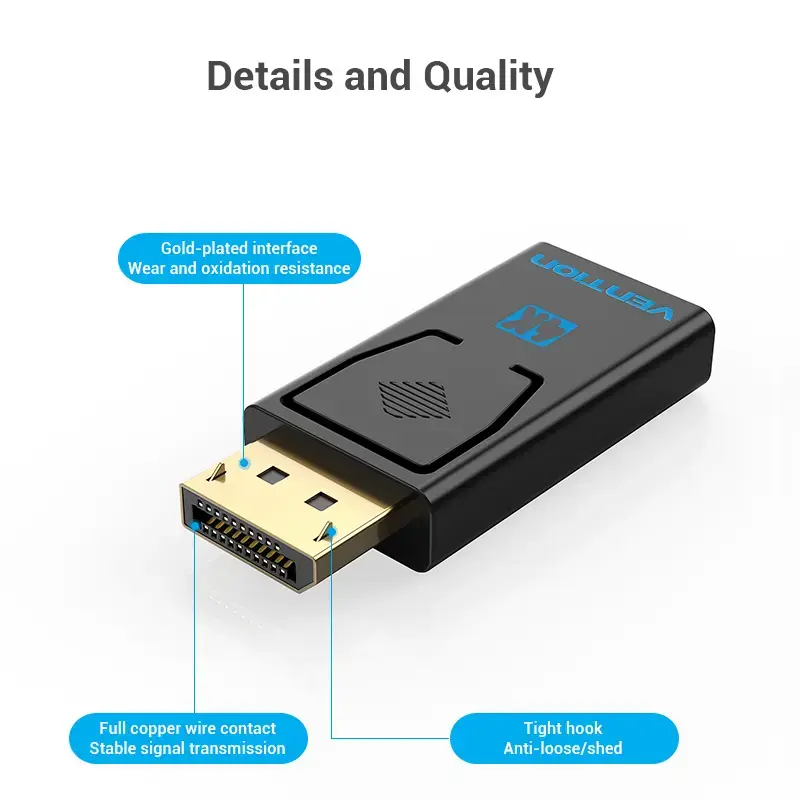 DisplayPort uz HDMI adapteris Vention HBMB0 Photo 8