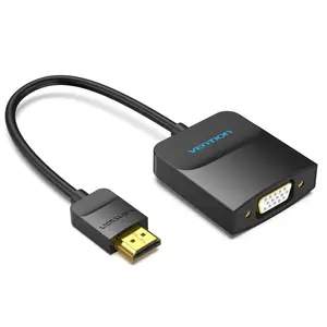 Vention HDMI to VGA Converter 0.15M Black HDMI Type A VGA