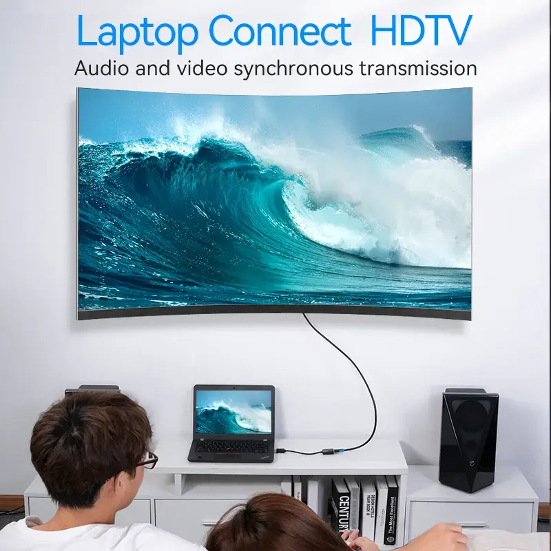 Vention DP uz HDMI pārveidotājs 0.15M melns Photo 7