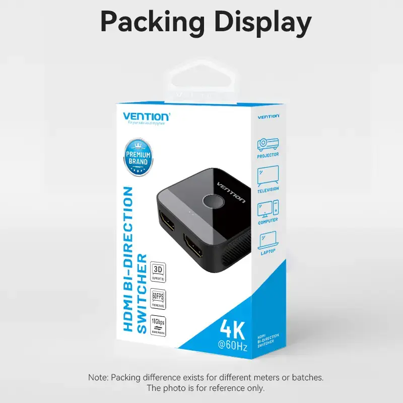 Vention 2-Port HDMI Bi-Direction 4K Switcher Photo 15