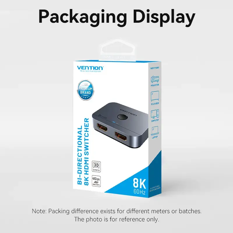 Vention 2-Port Bi-Directional 8K HDMI Switcher AKPH0 Photo 17