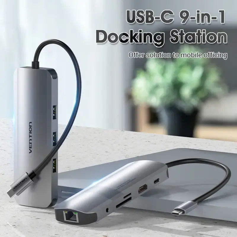 Док-станция Vention Многофункциональная USB-C на HDMI Photo 3