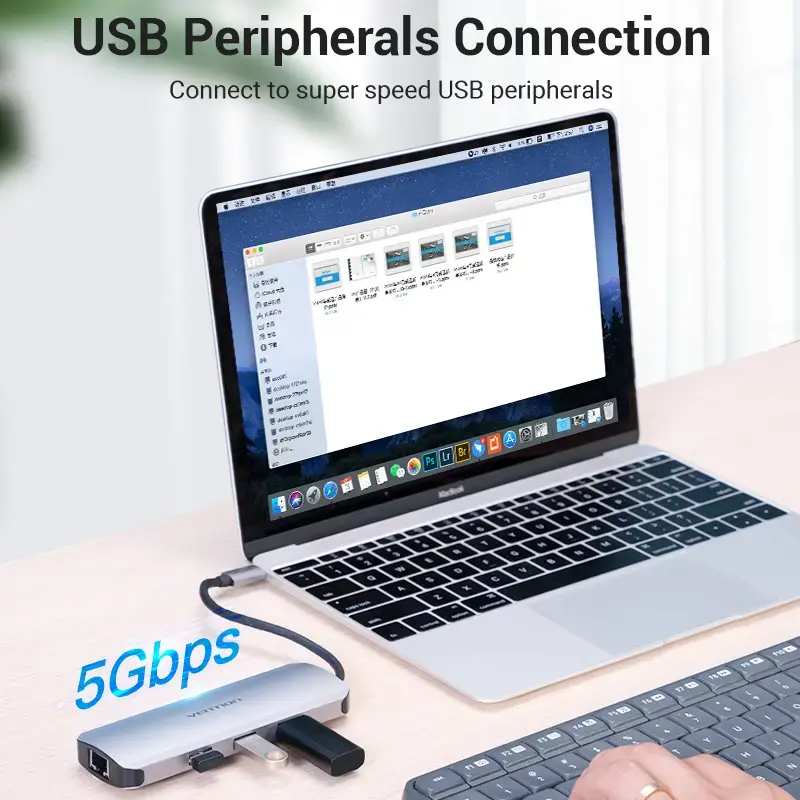 Док-станция Vention Многофункциональная USB-C на HDMI Photo 8