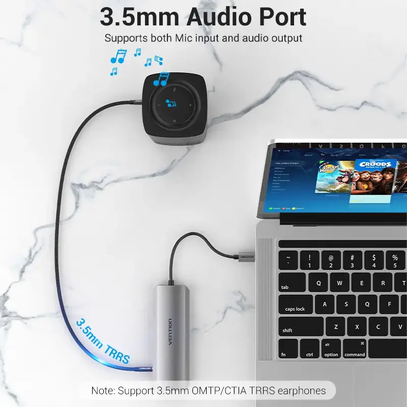 Док-станция Vention Многофункциональная USB-C на HDMI Photo 11