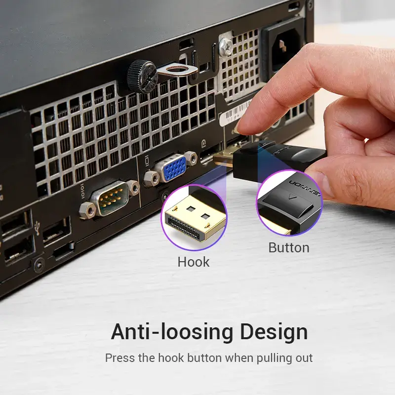 Vention DP uz HDMI kabelis 1.5M melns Photo 12