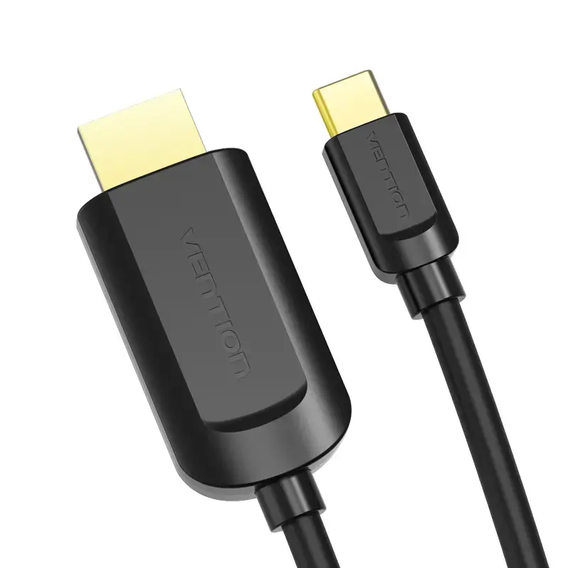 Type-C uz HDMI kabelis Vention 2M melns Photo 3