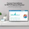 Type-C uz HDMI kabelis Vention 2M melns Photo 6