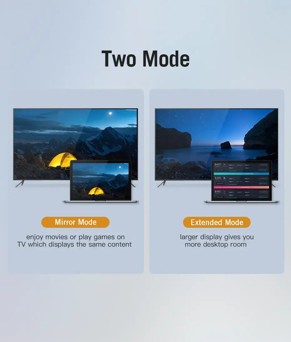 Type-C uz HDMI kabelis Vention 2M melns Photo 15
