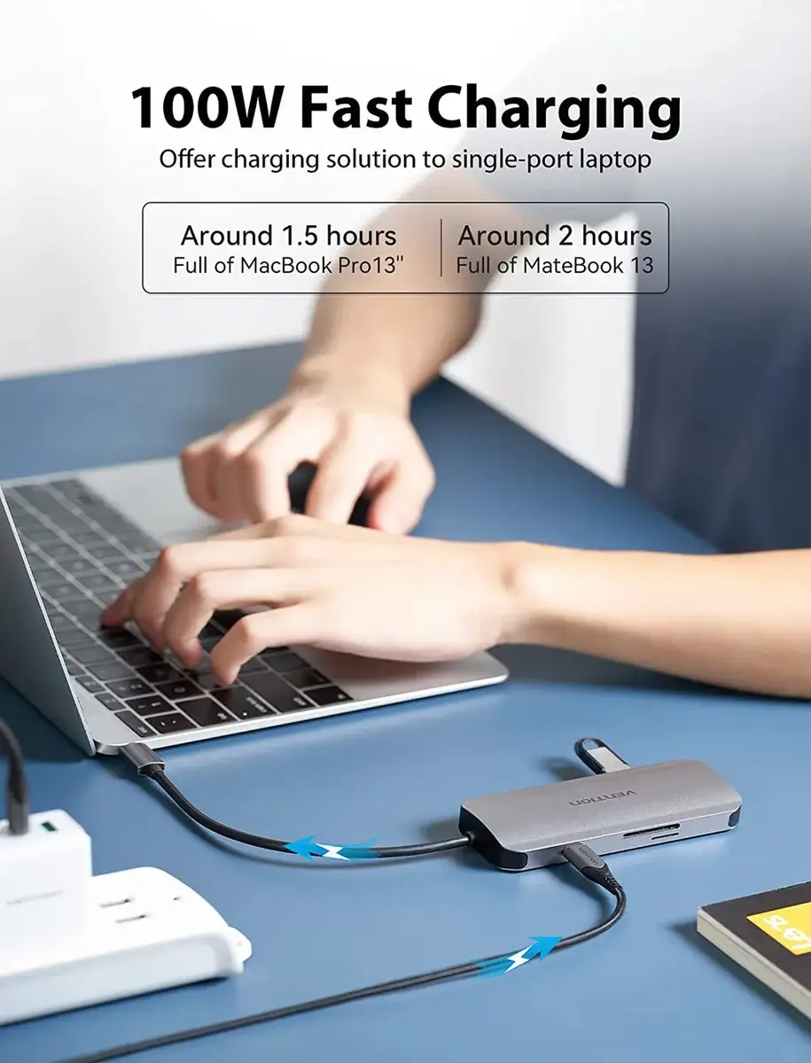 Док-станция Vention USB-C to HDMI USB 3.0x3 Photo 4