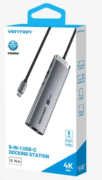 Vention USB-C док-станция 9-в-1 TGVHB Photo 4